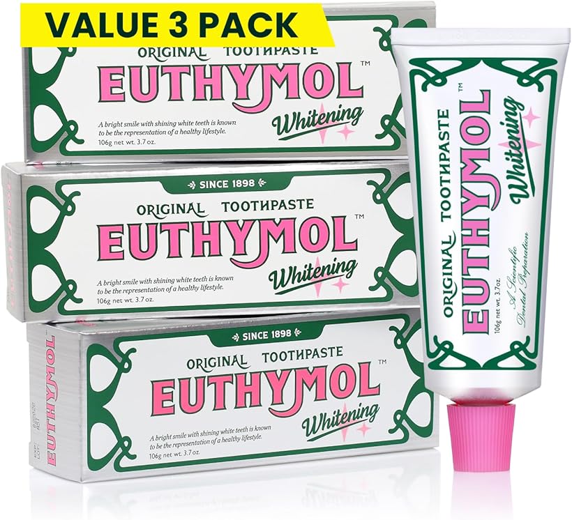 EUTHYMOL Whitening Toothpaste 3 7fl Pack