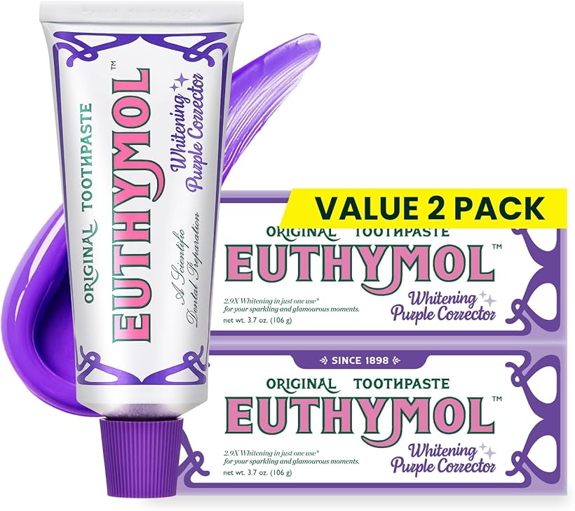Euthymol Purple Whitening Toothpaste Long Lasting